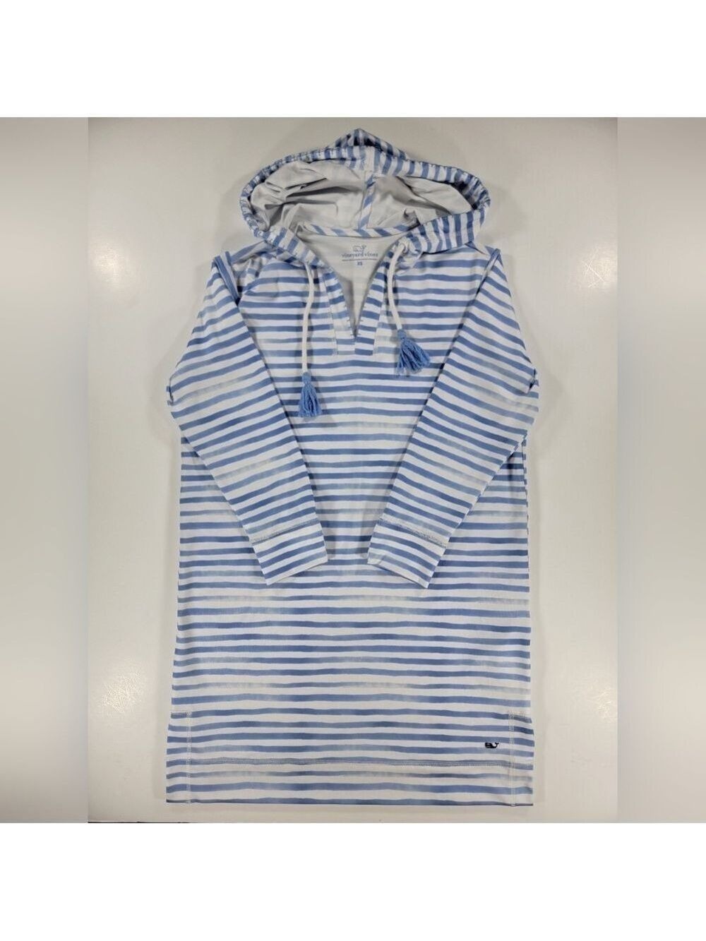 Vineyard Vines Shirt Dress Hoodie Women's XS Swim Cover Up Performance  Stretch
